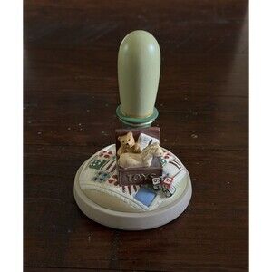 Brown Bag Cookie Art Teddy Bear & Horse‎ Cookie Press Stamp 1996 Vintage